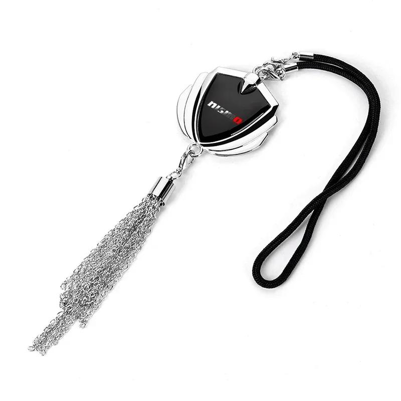 

New Car Rearview Mirror Pendant Auto Interior Hanging Ornaments Accessories For Nissan Nismo Tiida Teana GTR Juke Versa Almera