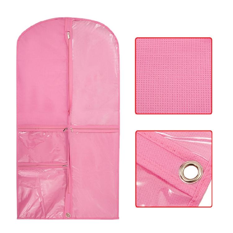 Foldable Kids Clothing Protectors with 5 Organizing Pockets Zippers Garment Bag Children Dancewear Clothes Hanging Cover