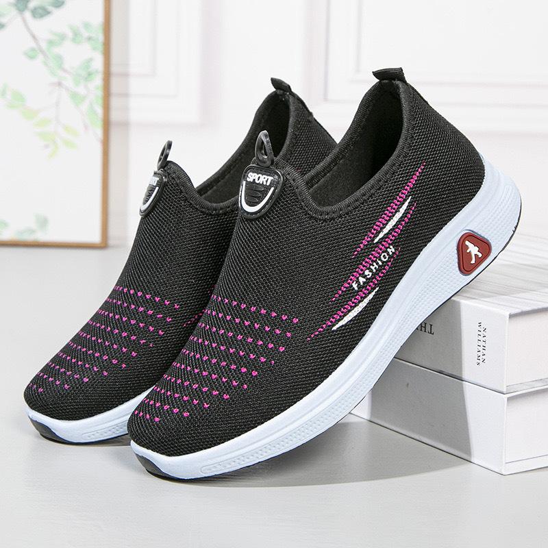 

Женская модная повседневная обувь для ходьбы, обувь для мамы, сетчатые дышащие кроссовки на мягкой подошве 36