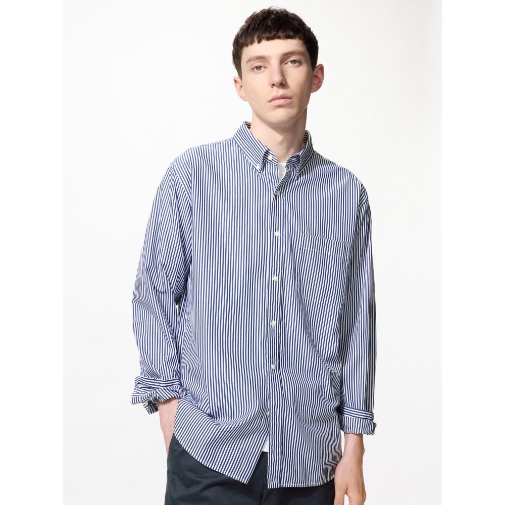 Uniqlo Japan Broad Shirt Stripes Button Down