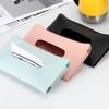 uxcell Car Tissue PU Leather Sun Visor Tissue Box Car Interior Blue Clip-on Holder, 6-inch Case, Accessory,