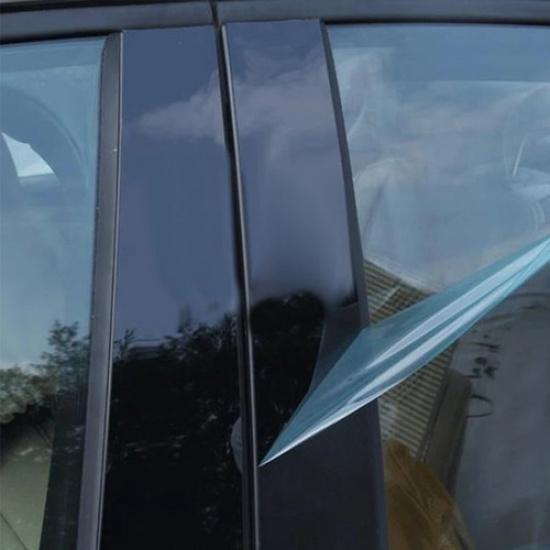 For Honda 10Th Civic 16-20 Glossy Pillar Black Window Cover Door Posts Trim EOE