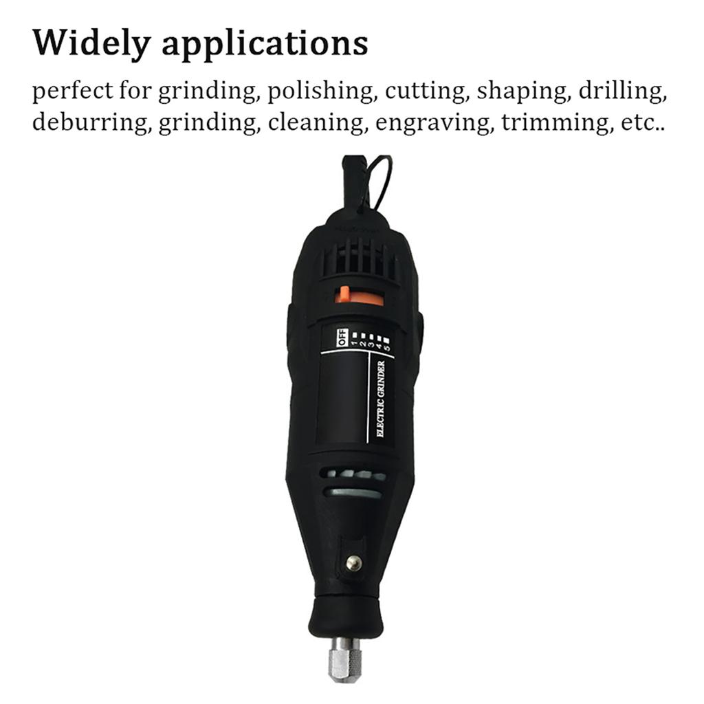 Compact Electric Grinding Pen Stone Polishing Machine Metal Lettering Carving Engraving Grinding Device USB Rechargeable 5 Gears of Speds  