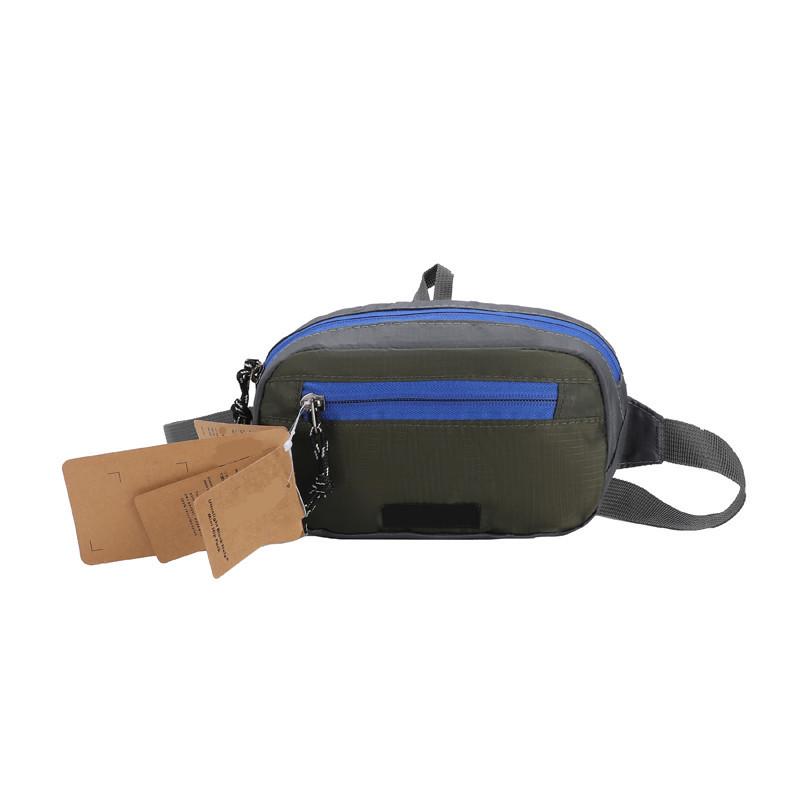 Trend Dopamin Colorblock Unisex Crossbody Sport Hüfttasche für Outdoor-Aktivitäten