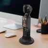 For DJI Osmo Pocket 4 / 3 PULUZ Adhesive Type Silicone Dock Desktop Base Bracket (Black)