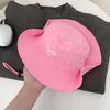 Quick-drying Fisherman Hat with Large Brim Bow Tie for Women In Summer Sweet Sun Protection Pot Hat Korean Style Outdoor Hiking Hat