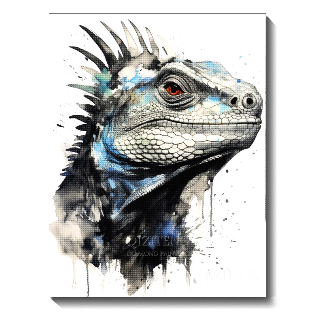 Black and White Animal Diamond Art Painting Dog 5D Full Diamond Mosaic Embroidery Cross Stitch Set Home Decoration Diy