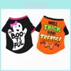 Vêtements pour animaux de compagnie pour Halloween, imprimés de dessins animés de qualité supérieure pour chiots et chatons élégants