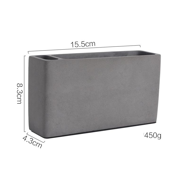 

Nordic Ins Tableware Supplies Tissue BoxTissue Paper Holder Cement Storage Box Toothpick BoxHome Desktop Decoration
