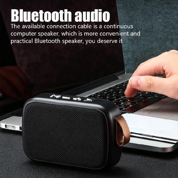 Bluetooth-compatible 4.2 Portable Speaker Louder Volume Clear Stereo Sound Rich Bass 10m Wireless Range Built in Mic
