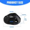 Motorcycle Tailpipe Exhaust Port Guard for CLICK160 Models ABS Construction Enhanced Safety High Temperature Resistant