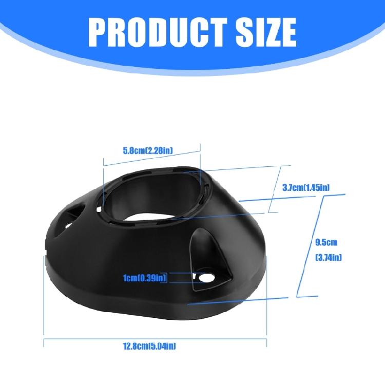 Motorcycle Tailpipe Exhaust Port Guard for CLICK160 Models ABS Construction Enhanced Safety High Temperature Resistant