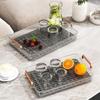 Large Capacity Drain Tea Tray Double-layer Serving Plate Multifunctional Cutlery Holder  Kitchen