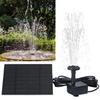 5W Solar Fountain Pump with 6 Nozzles Solar Panel Fish Pool Fountain Water Pumps for Bird Bath Pond Outdoor Garden Decoration