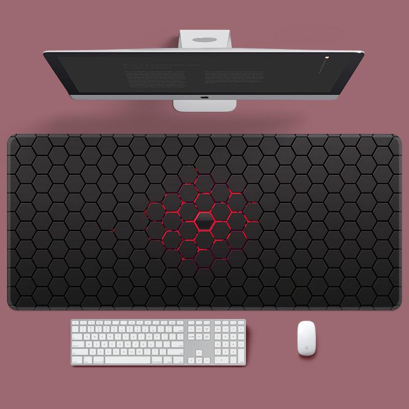 

Очень большой нескользящий игровой коврик для мыши для общежитий - Толстый, прочный дизайн для клавиатур и ноутбуков 1000x500x3mm