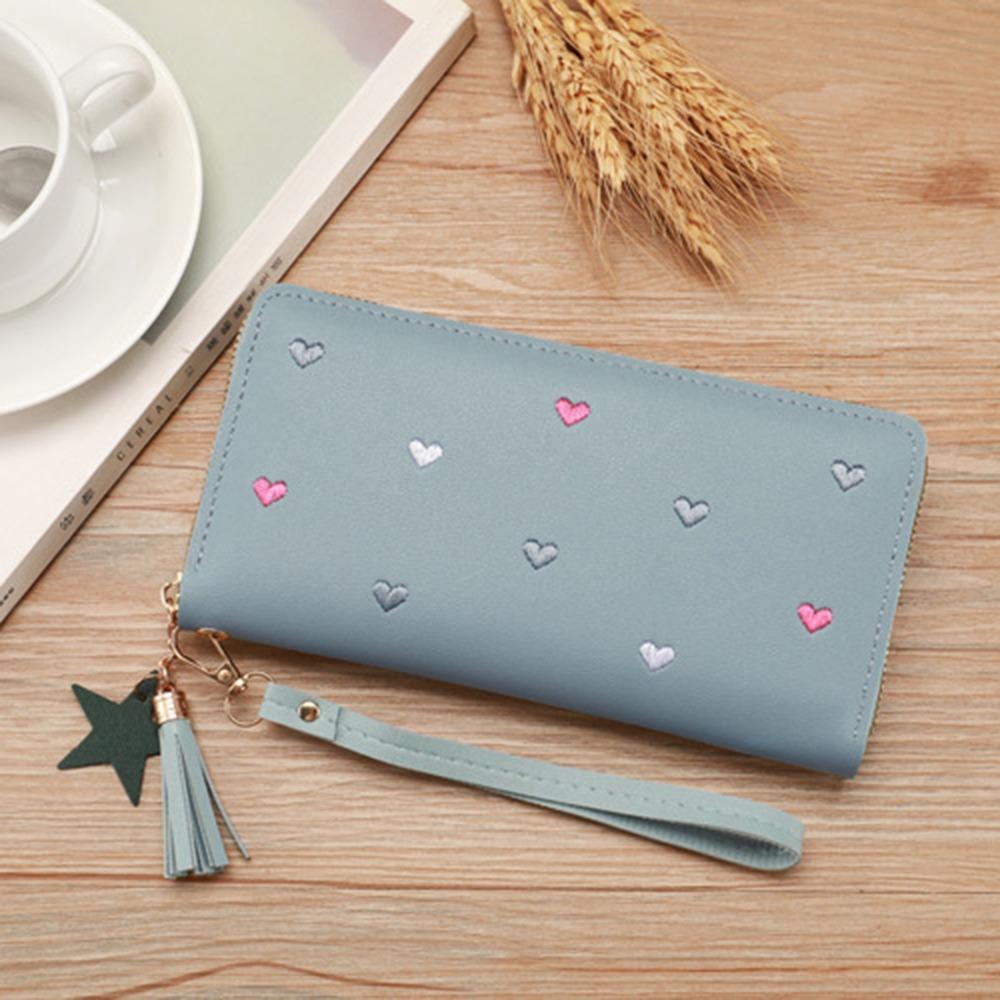 PU Leather Large Capacity Wallet Korean Clutch Bag Fashion Women's Long Wallet  Girls