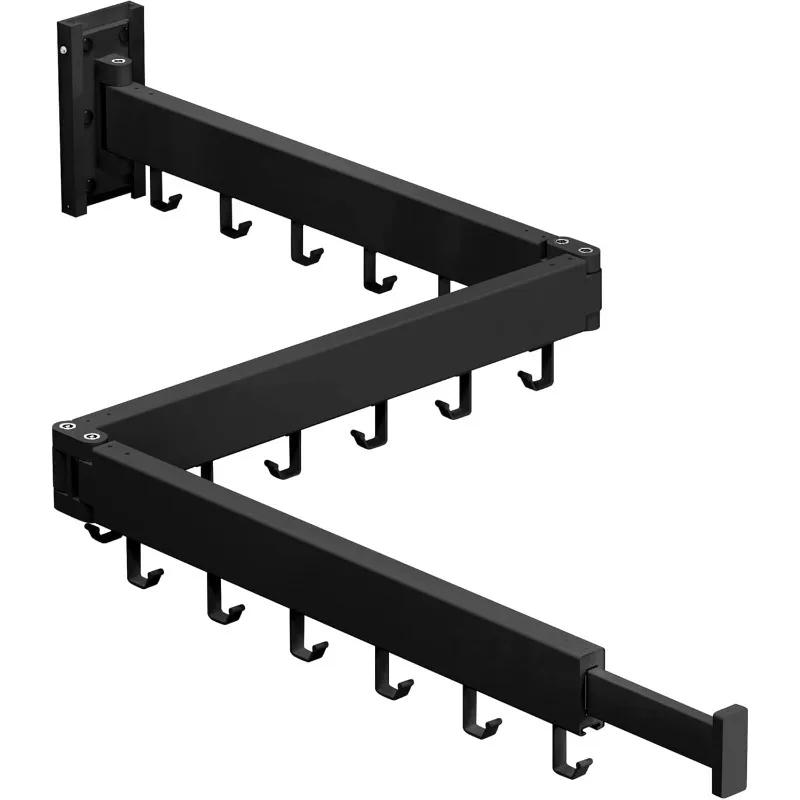 Drying Rack Clothing, Retractable Clothes Drying Rack,Wall Mounted Laundry Rack, Laundry Drying