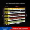 Wall-Mounted Acrylic Cigarette Display with Automatic Pusher