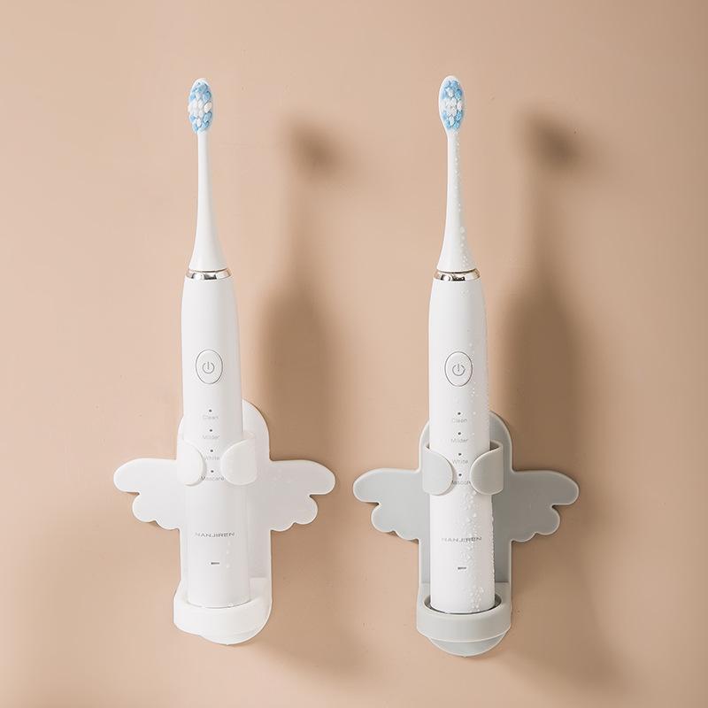 Cartoon Creative Traceless Stand Rack Organizer Electric Wall-Mounted Holder Space Saving toothbrush holder Bathroom Accessories
