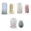 Embossed Flower Vase Mould Flexible Silicone Mold for Flower Planter Handmade Home Decoration Jewelry Molding Tool