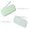 Silmukka Compatible Case for Switch Pastel Cute and Holds 12 Game and Large Double Zipper Pastel Purple 2, Colors, Stylish, Cards, Cables, Earphones,