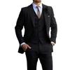 Completo a Tre Pezzi Business Casual da Uomo 2024 - Banchetto Nuziale dello Sposo Taglie Forti