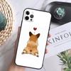 Cute Corgi Dog Soft Case For iPhone 16 Pro Max 13 12 Mini XS Max X XR 11 15 Pro Max 14 Plus Back Cover