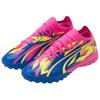Puma Ultra Match Energy TT Versatile Comfortable Soccer Shoes Men Soccer Shoes Pink Blue Yellow 107544-01