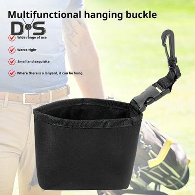 Golf Cleaner Bag Portable Golf Club Washer with Clips Waterproof Lightweight Golf Equipment Cleaner for Golf Enthusiasts