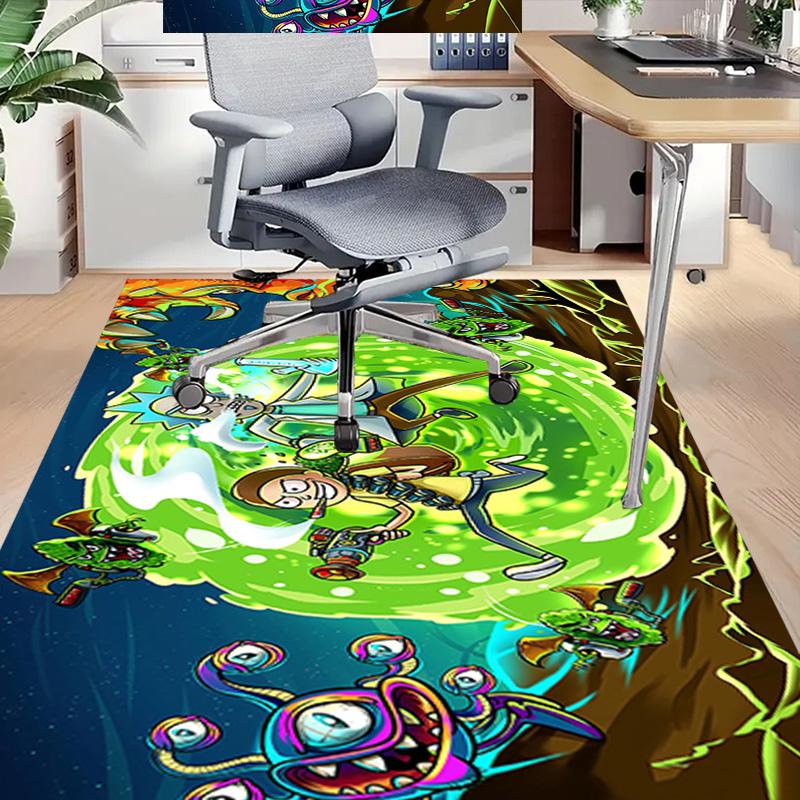Alien Adventure Space Carpet For Playroom Bedroom Living Room Sofa Home Decorkids Game Area Rug Nonslip Floor Mat