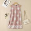 ZANZEA Women Casual Round Neck Sleeveless Print Tank Dress