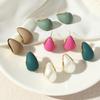 Fashio Colorful Teardrop Earrings Gradient Waterdrop Drop Earrings for Women Dome Jewelry Gifts