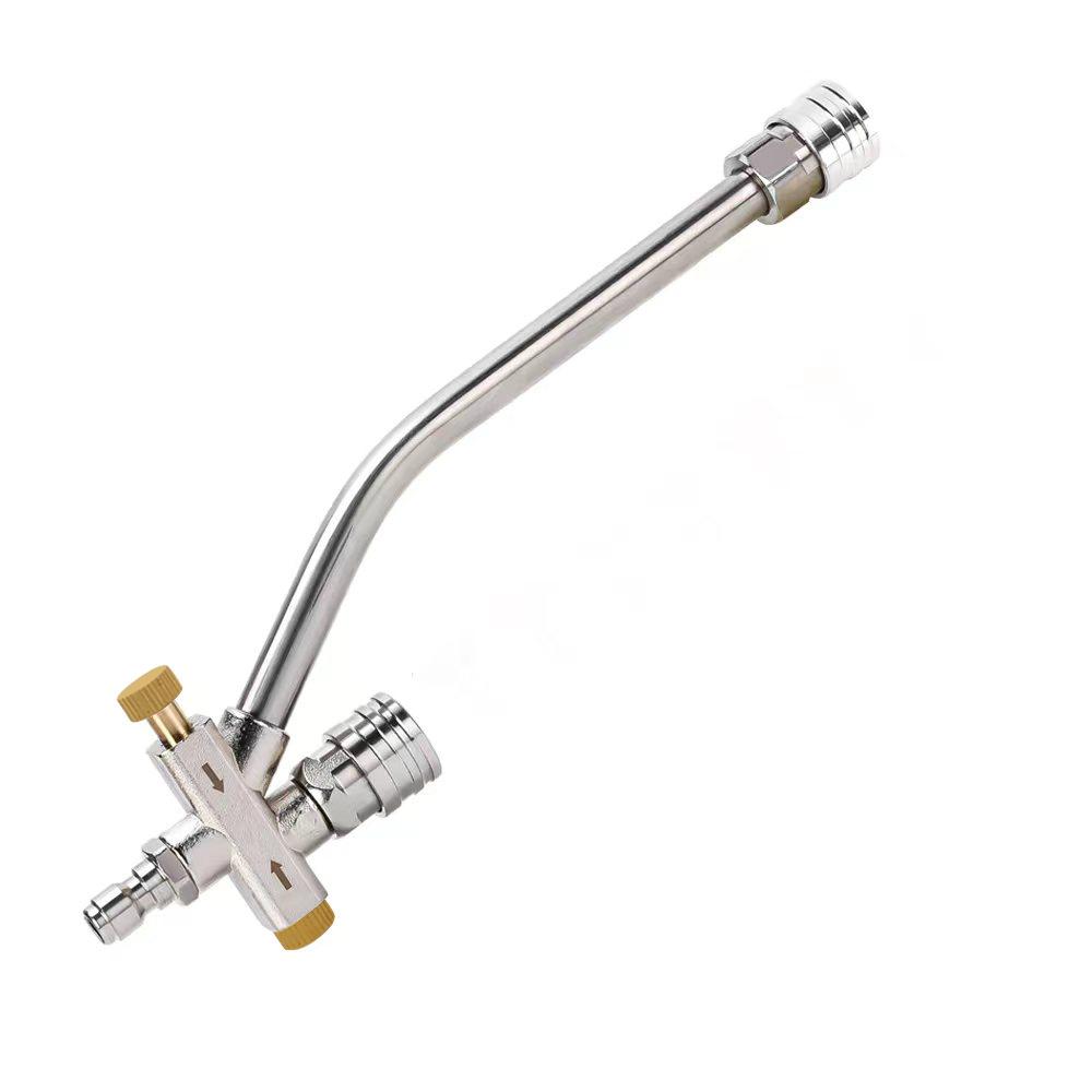 

Dual Purpose Switch Snow Foam Dual Gun Pressure Washer 1/4 Inch Quick Connect and 5 Nozzles for Soap Cannon Pressure Washer