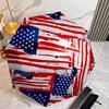 American Flag Fashionable Automatic Opening/Closing Folding Umbrella. Portable and Foldable, Ideal for Gift, Travel, and Daily Use