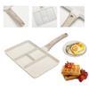 4 Cup Eggs Frying Pan for Breakfast Pancake Burger Sandwiches Nonstick Easy Clean Pancake Pan for Gas Stove & Induction Cooker