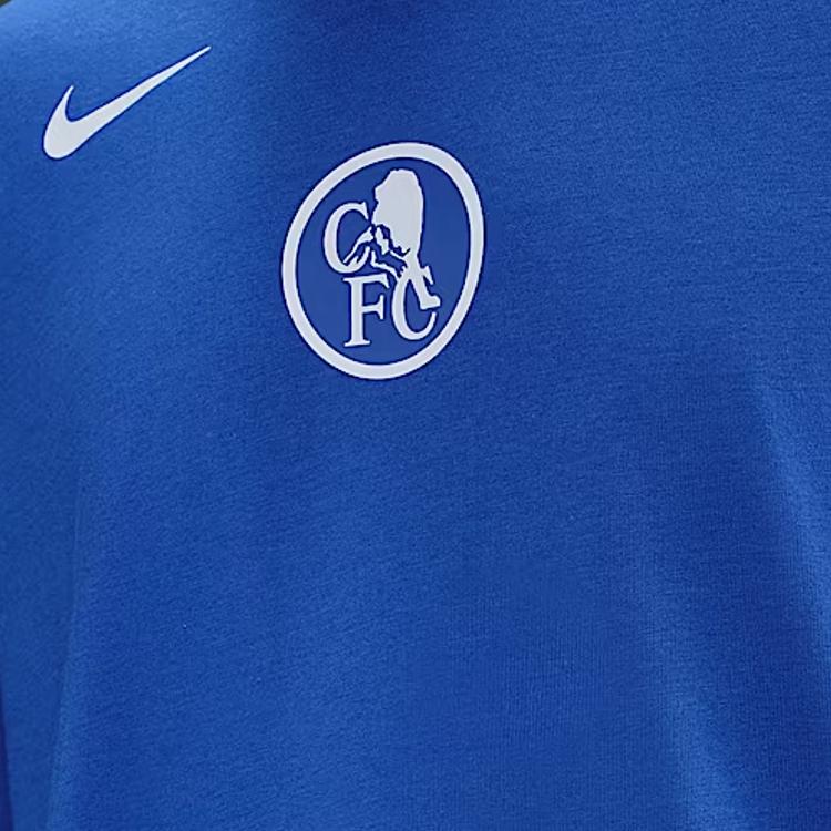 Nike Total 90 Chelsea Football Club Crew Neck Short Sleeve Solid Color Letter T-Shirt Men Tops HV4898-480
