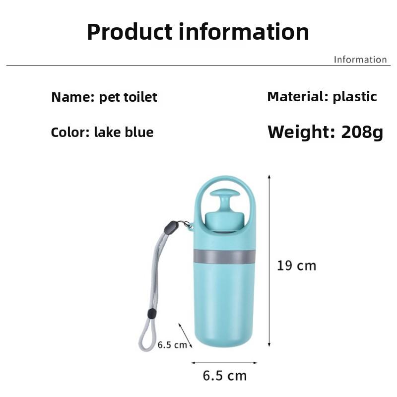 Zero-touch Pet Toilet Picker Dog Out Portable Six-claw Shovel Poop Clamp Poop Pick-up Garbage Bag Dispenser