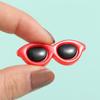 50pcs Flat Back Resin Ornaments Cabochons Simulation Toy Patch Resin Mini Sunglasses  Scrapbook