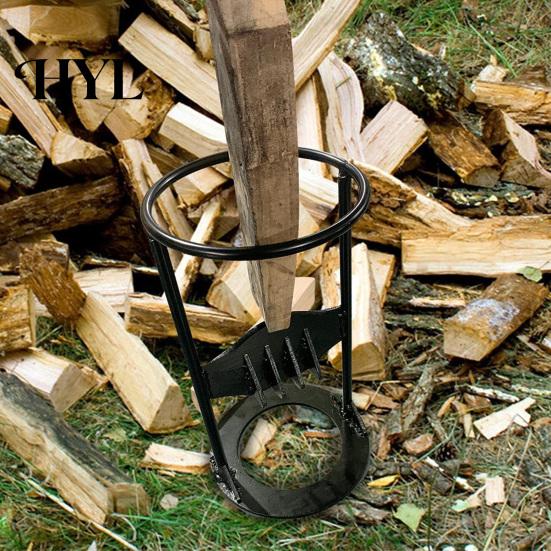 Wood Splitter Wedge Metal Heavy Duty Log Manual Kindling Portable Outdoor Camping Cooking Firewood Splitting Tool