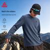 Peak Men's Silk-Wool Blend Thermal Long Sleeve Base Layer