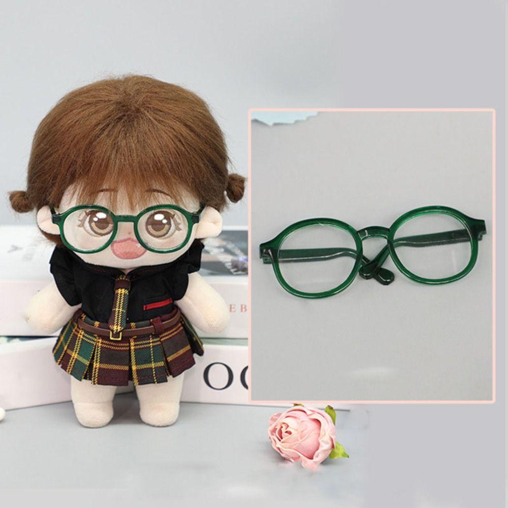 Cute Doll Glasses Fashion Crown Eyeglasses High Quality Accessories  20cm Cotton Dolls