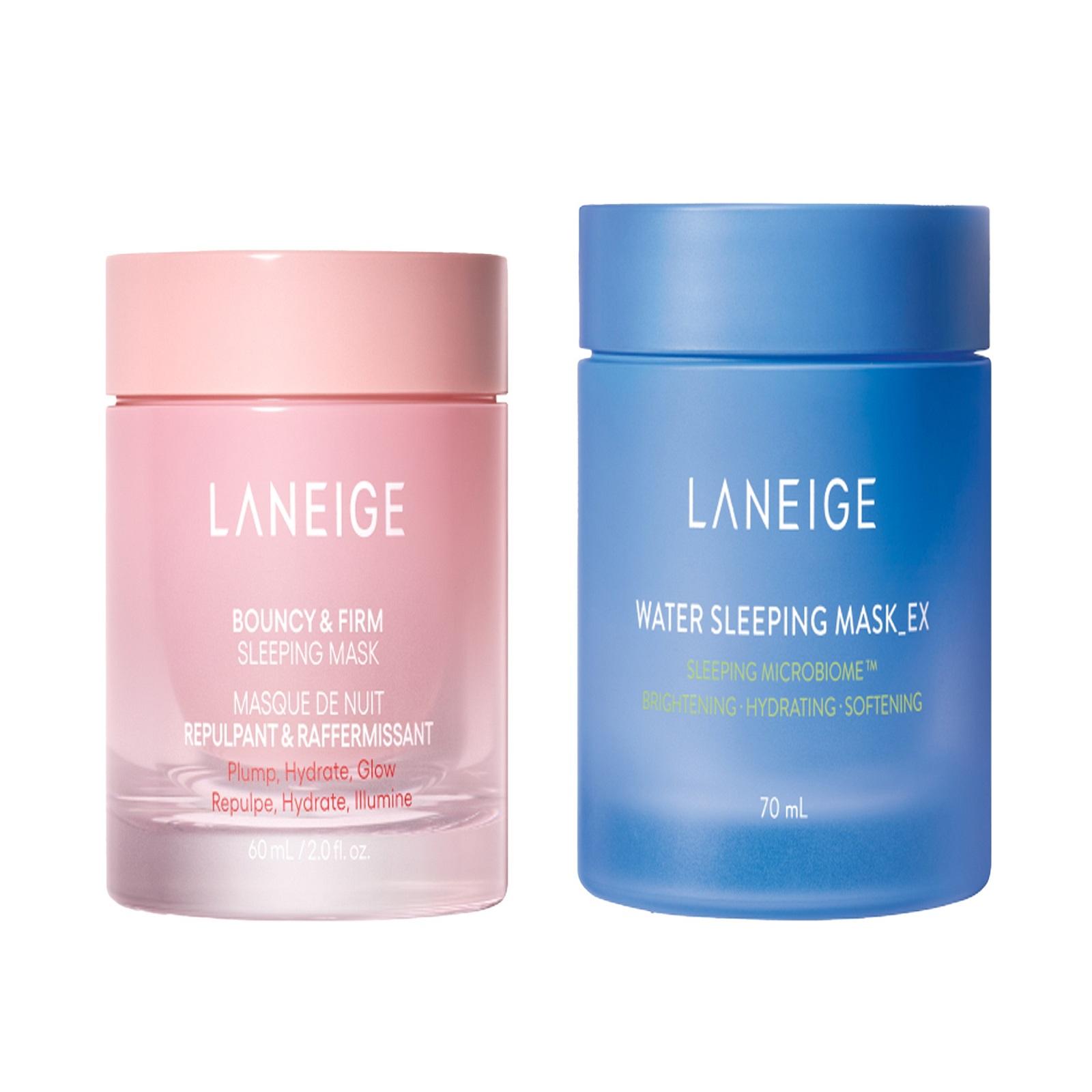 

Набор Laneige Увлажняющая ночная маска Bouncy & Firm и Water Sleeping Mask 60ml+70ml