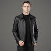 High-end Genuine Leather Jacket for Men  New Leather Jacket  Sheepskin Business Lapel  Middle-aged Dad Outfit