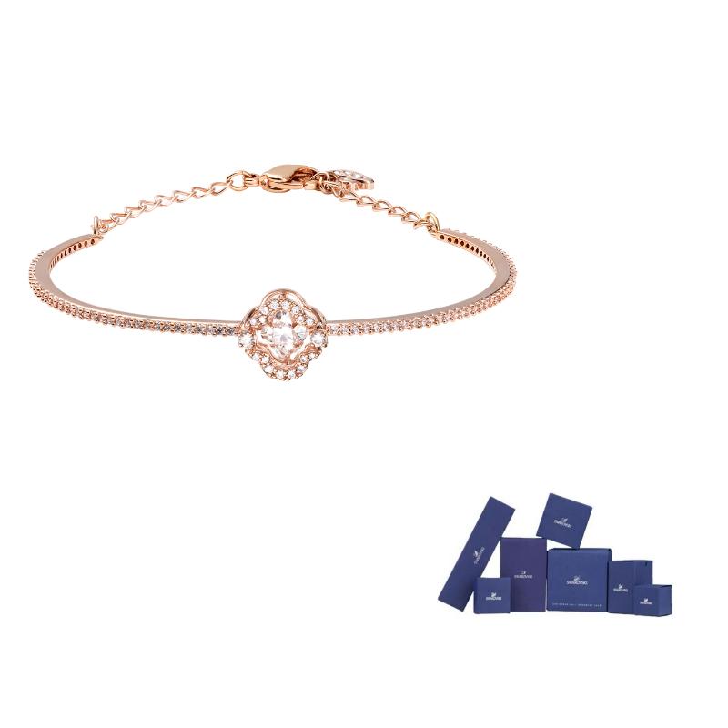 Swarovski Rose Gold tone Plated Bracelets Womens M-OriBraBoxColRan
