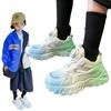 Girls' Sports Shoes Spring and Autumn New Children's Little White Shoes with Rotating Button Ultra Light and Thin Mesh Breathable Single Mesh Shoes