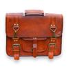 Handmade New Messenger Satchel Office Bag Classic Genuine Goat Leather Laptop