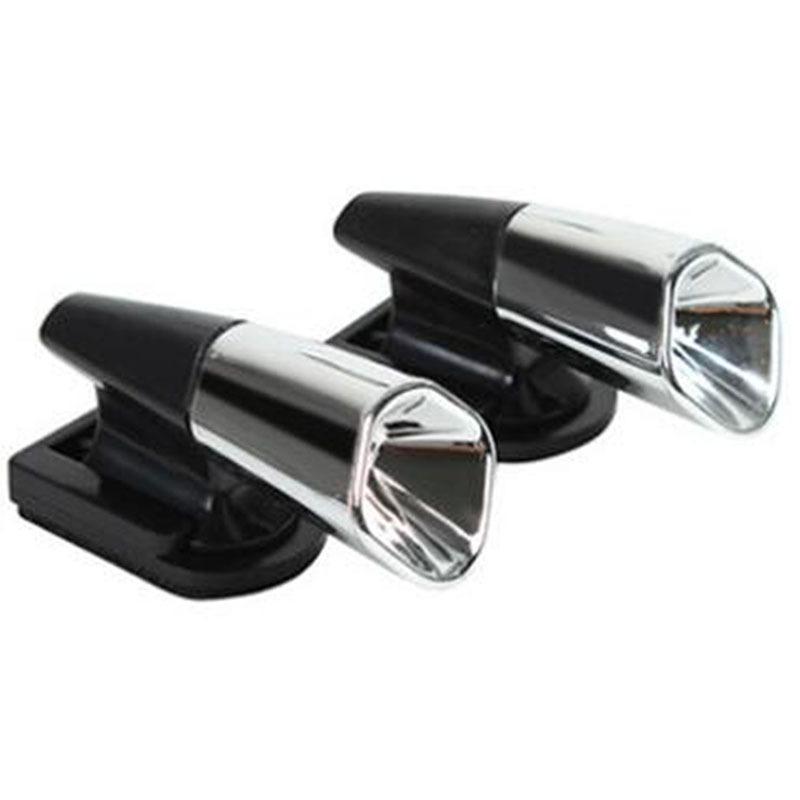 2Pcs Car Wind Driven Tweeter Moto Car Forest Driving Animal Repeller Ultrasonic Animal Whistle Warn Deer up to 1/4 Mile Away