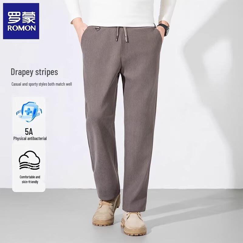 

Romon Men s Corduroy Loose Casual Sports Pants XL