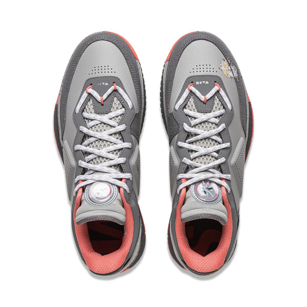 Li-Ning Way of Wade 1 Staple PIgeon Feet Men Sneakers Grey Red ABAU099-27