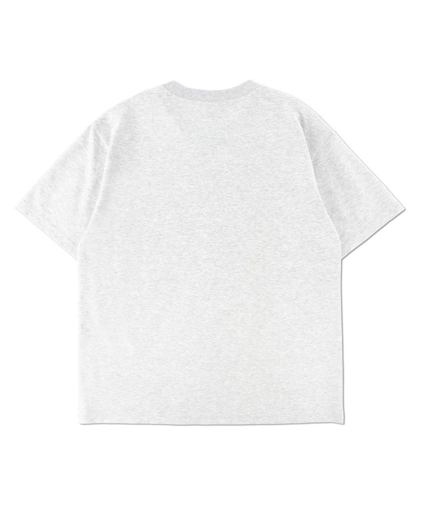Eonoideu Smile Logo Short Sleeve T-Shirt Lq7Tu436_Light Grey